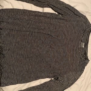 Black and white striped long sleeve